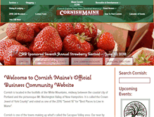 Tablet Screenshot of cornish-maine.org